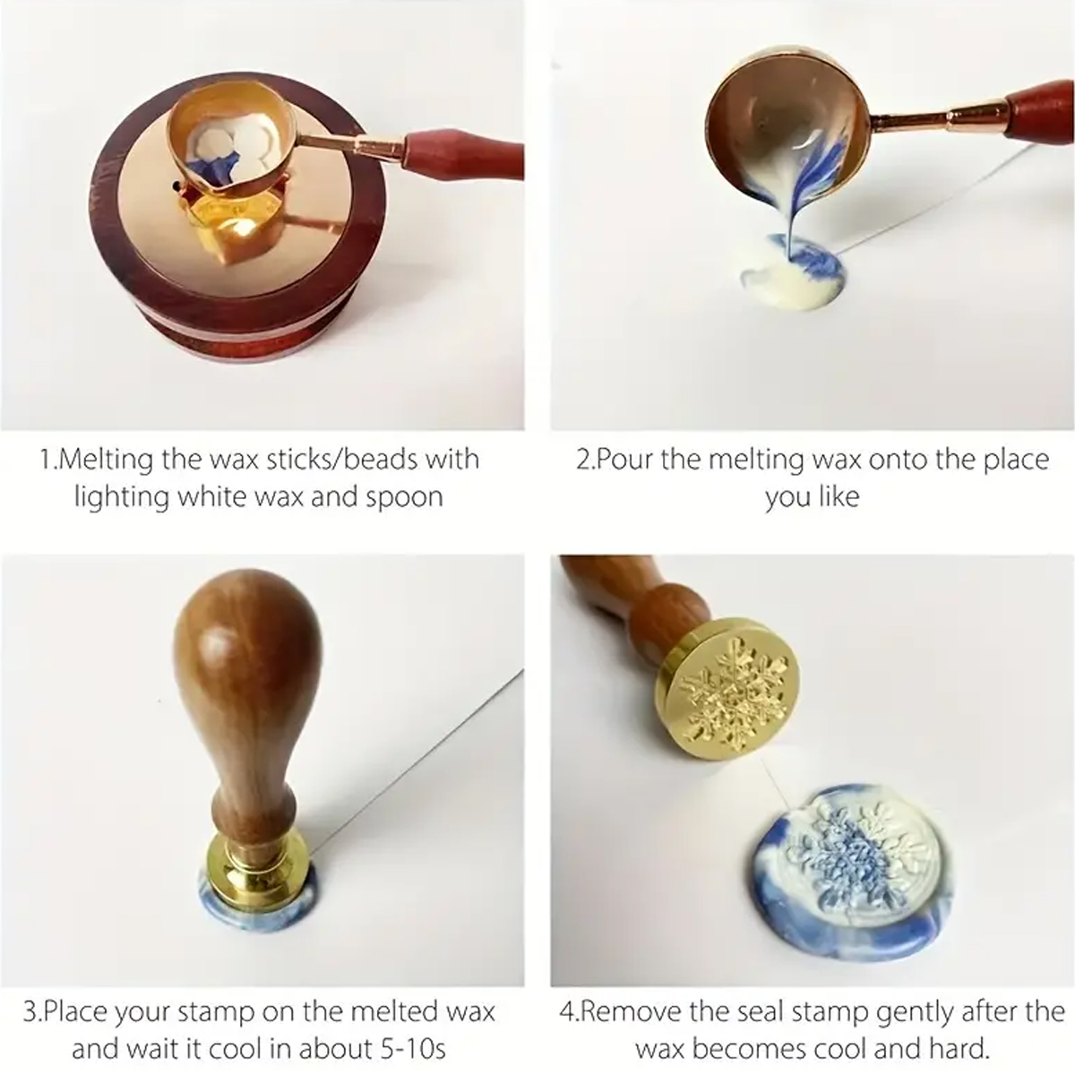 100pc/bag Wax Seal Beads Kit,D - огляд і ціна Wax Seal Letter Kit