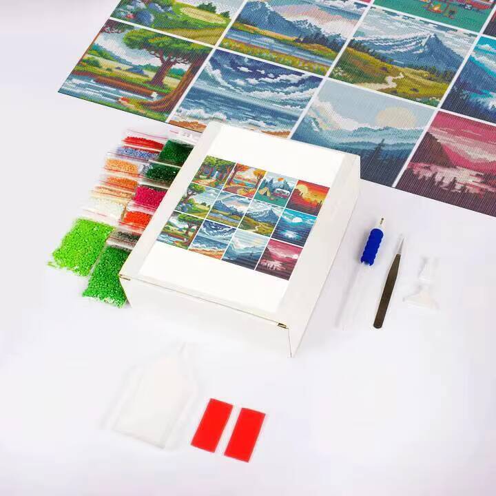 AZQSD 12pcs Diamond Painting S - огляд і ціна Photo Mosaic Print