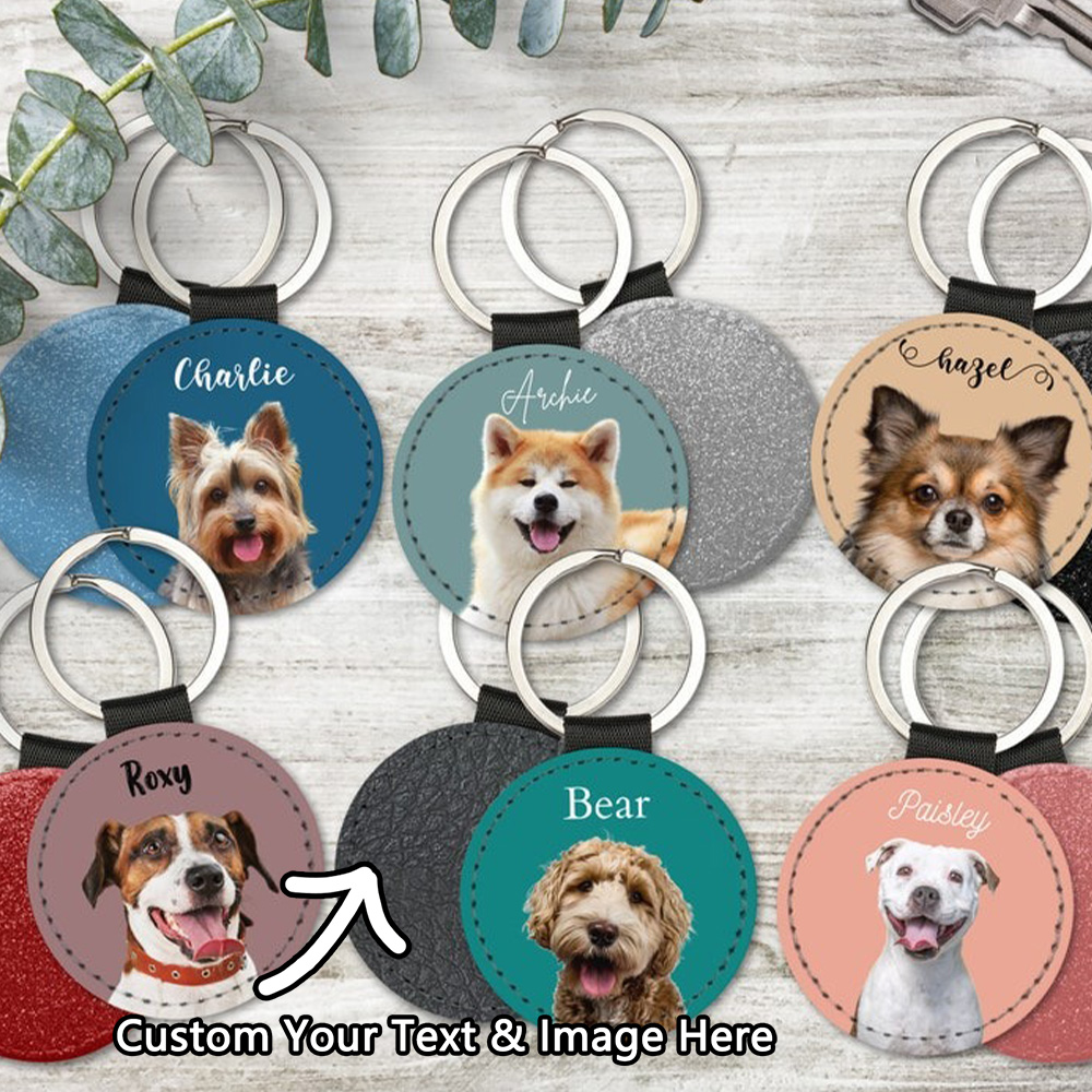 Custom Pet Photo Keychain Pers - огляд і ціна Pet Portrait Custom