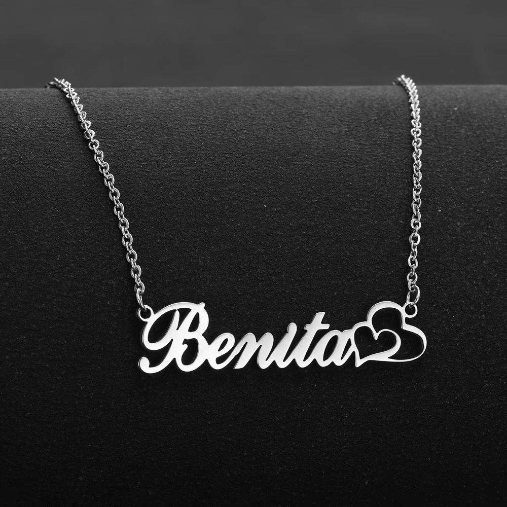 Personalized Double Heart Cust - огляд і ціна Name Necklace Custom