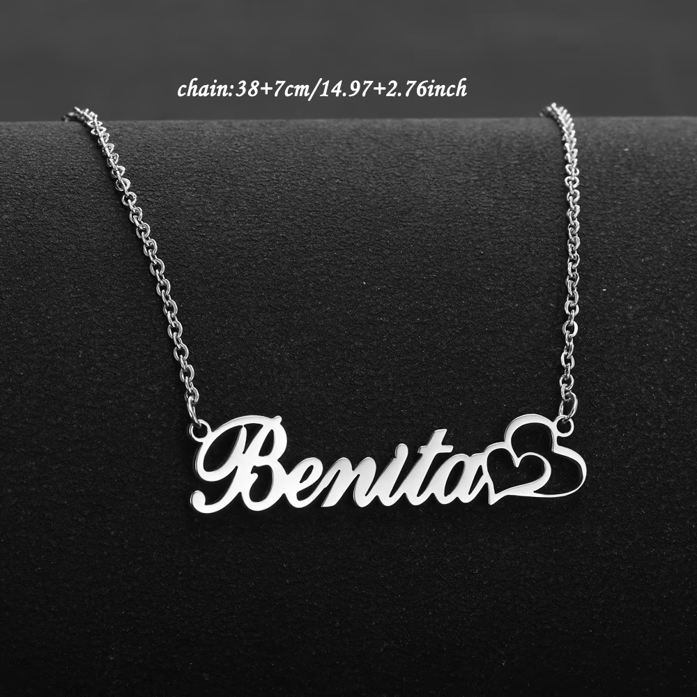 Personalized Double Heart Cust - огляд і ціна Name Necklace Custom
